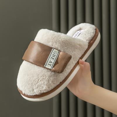 Тапочки хлопковые на липучке для пола зимние теплые модные домашние для пары хлопковые швабры с мягкой подошвой универсальные