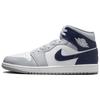 Air 1 Mid Wolf Grey Midnight Navy Мужские кроссовки белые DQ8426-104