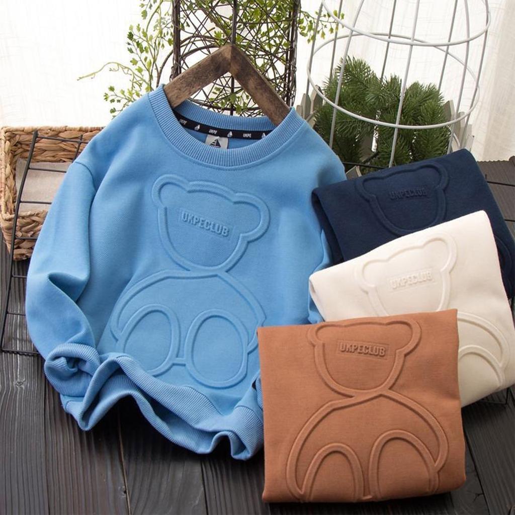 Детское весеннее и базовое пальто и зимняя толстовка с круглым вырезом и длинными рукавами с принтом