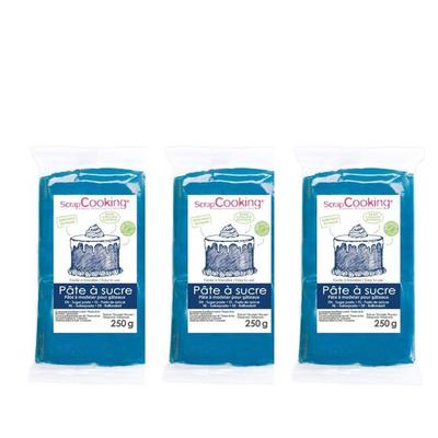 Темно-синяя сахарная мастика 750 г