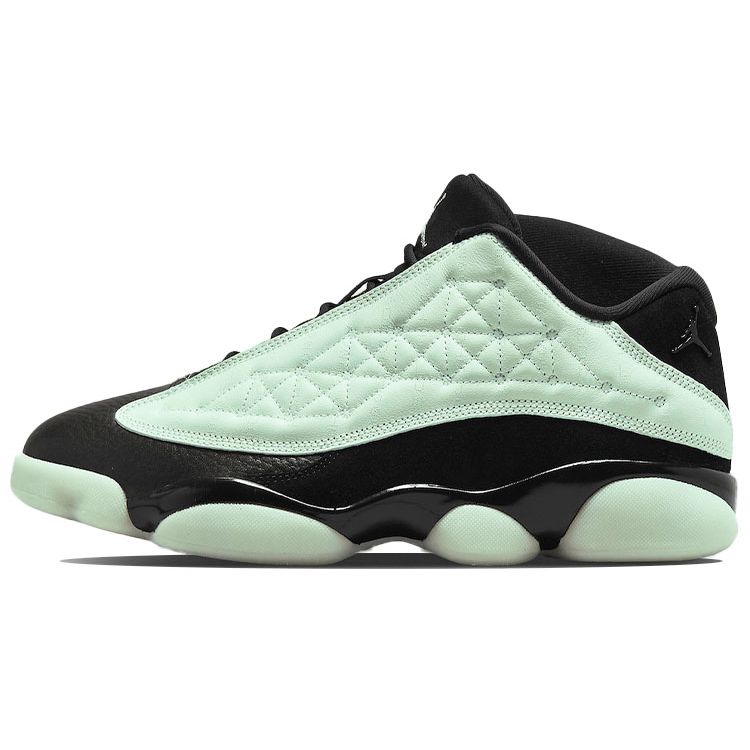 Air Jordan 13 Retro Low Singles Day Unisex Sneakers Green Barley-Green Black DM0803-300