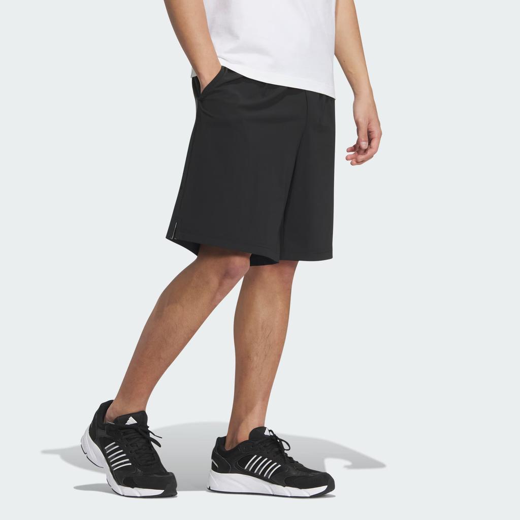 Adidas Однотонные шорты с защитой от солнца на молнии, мужские шорты черного цвета JD5235