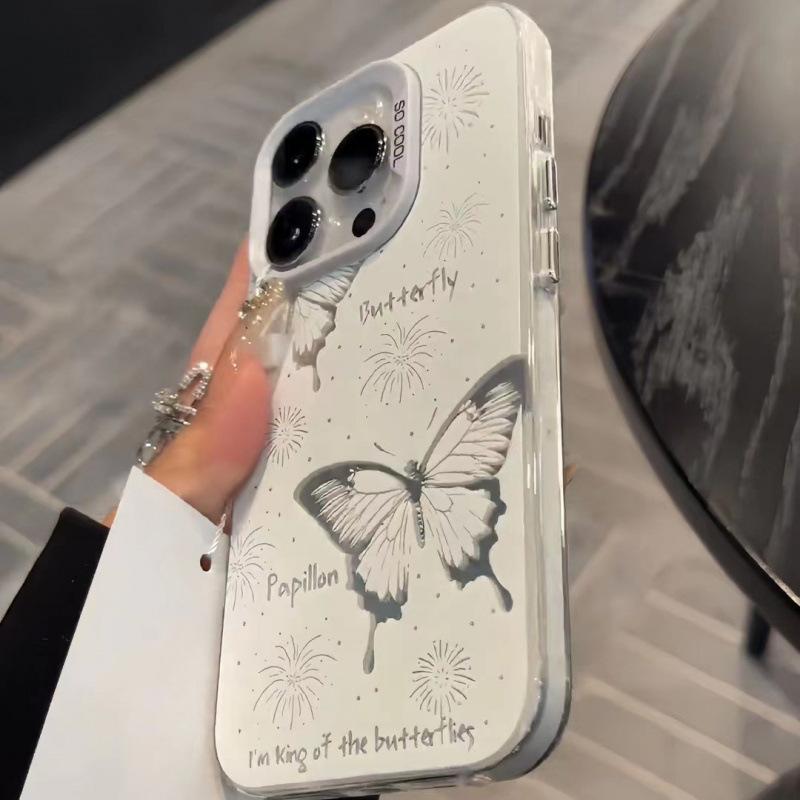 Фейерверк Бабочка Подходит для 14pro Apple 16 Чехол для мобильного телефона Iphone15promax Крутой 13 Девушка 12 Секс