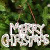 English Letter Merry Christmas Letter Pendant Plastic Xmas Tree Ornaments  Christmas Tree