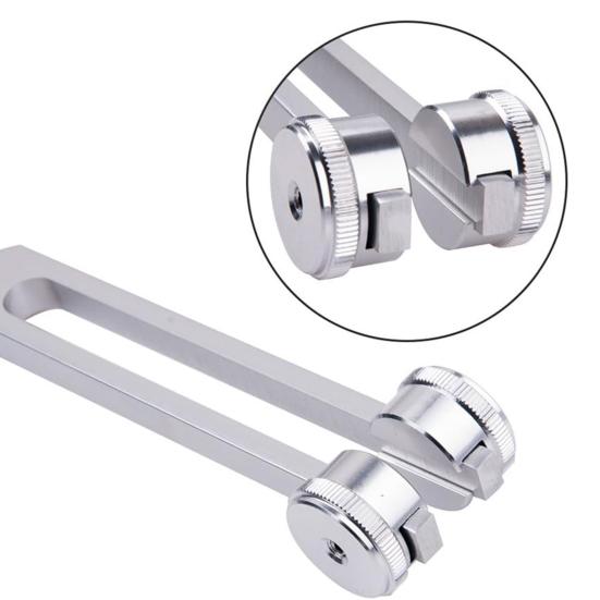 Tuning Fork Set 128hz/528hz Aluminum Alloy Sensory Tuning Fork with Hammer Yoga