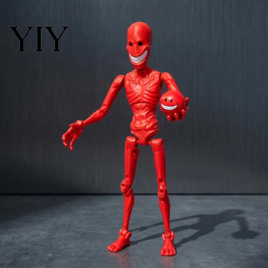 Horror Theme Birthday Gifts Articulated Figure, 3D Printed Posable Desktop Figurine, Creepy Desk Decorations Multi-Jointed Action Figures for