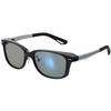 Zeque Polarized Sunglasses Sherry Matte TRUEVIEW MIRROR [Zeque] F-2282 Black/Silver SPORTS/BLUE