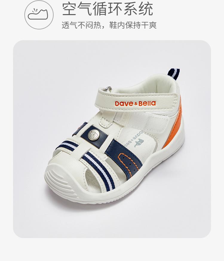 David Bella Boys' Sandals Summer Baby Walking Shoes