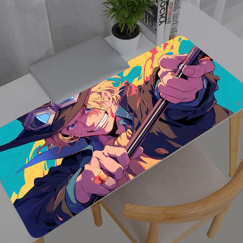 Mouse Pad One Piece Anime durable Gaming Accessories Varmilo Keyboard Desk Mat Gabinete Gamer Carpet Mousepad Mouse Mats