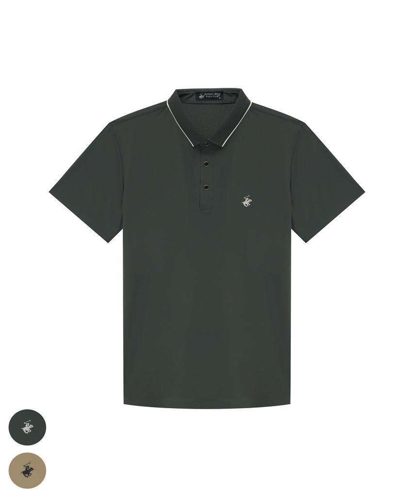 Мужская стильная классическая футболка с коротким рукавом BHPOLOCLUB Ts002