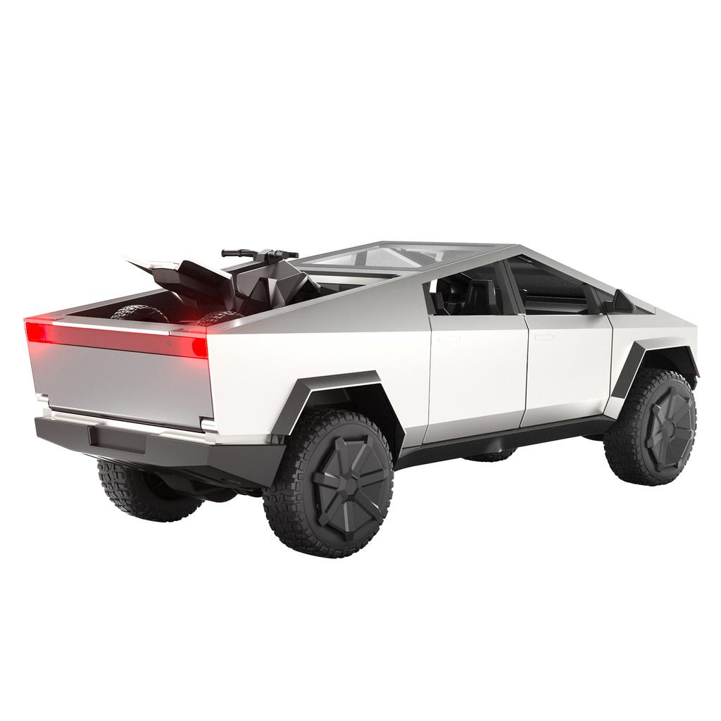 Игрушка Кибертрак, Радиоуправляемый сплавной автомобиль 2,4 ГГц с мотоциклом и светодиодной подсветкой, Модель пикапа