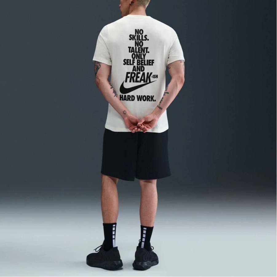 Nike Логотип Буква Спортивная Повседневная Тренировочная Футболка с Круглым Вырезом и Коротким Рукавом Мужские Футболки HV1694133