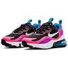 Nike Air Max 270 React Черный Гипер Розовый Яркий Фиолетовый GS BQ0101-001