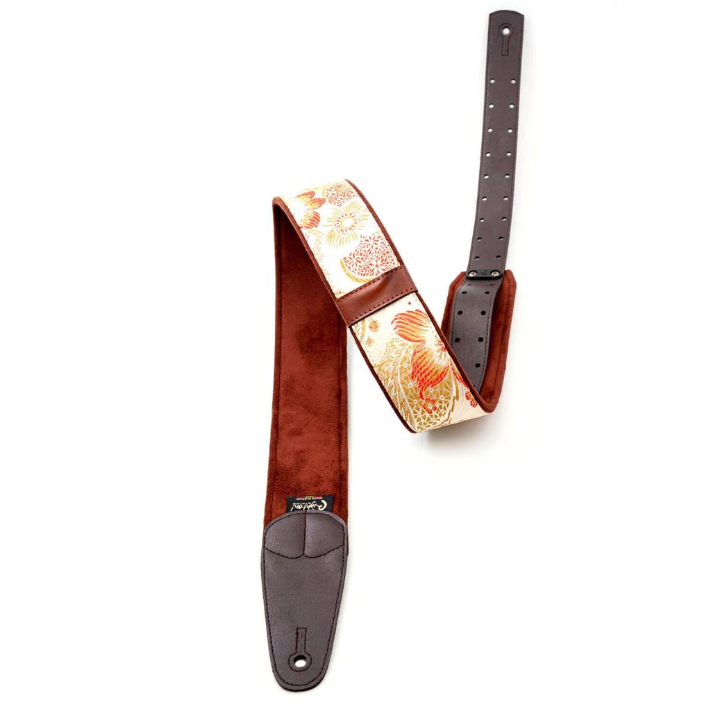 Straps 6cm Hokkaido Beige RightOn! Guitar/Bass Strap, Wide, 100-150cm,