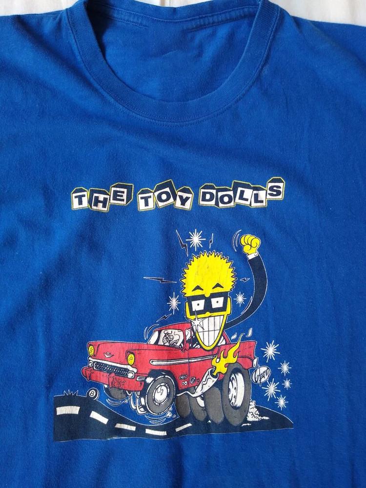 The Toy Dolls Never Ending Tour Royal T-Shirt Cotton Tee Shirt BM1868 Unisex T-Shirt