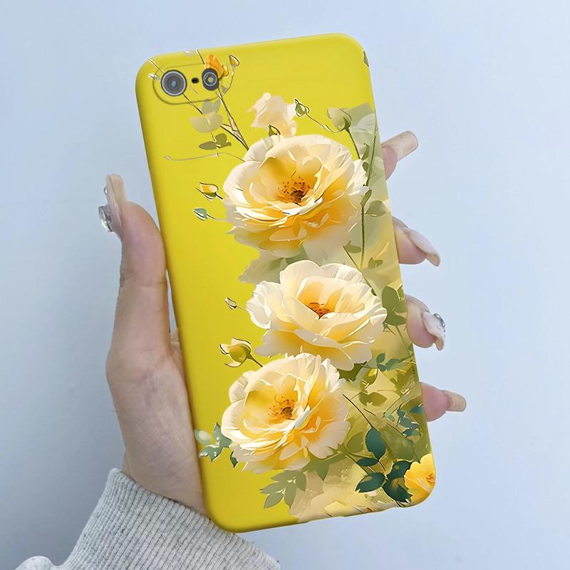 Для iPhone 5s 5 se 2016 Чехол для телефона Дизайн 'Девочка с цветами' Мягкий силикон ТПУ Задняя крышка для iPhone se 2016 5 S iPhone5s 4.0" Чехлы