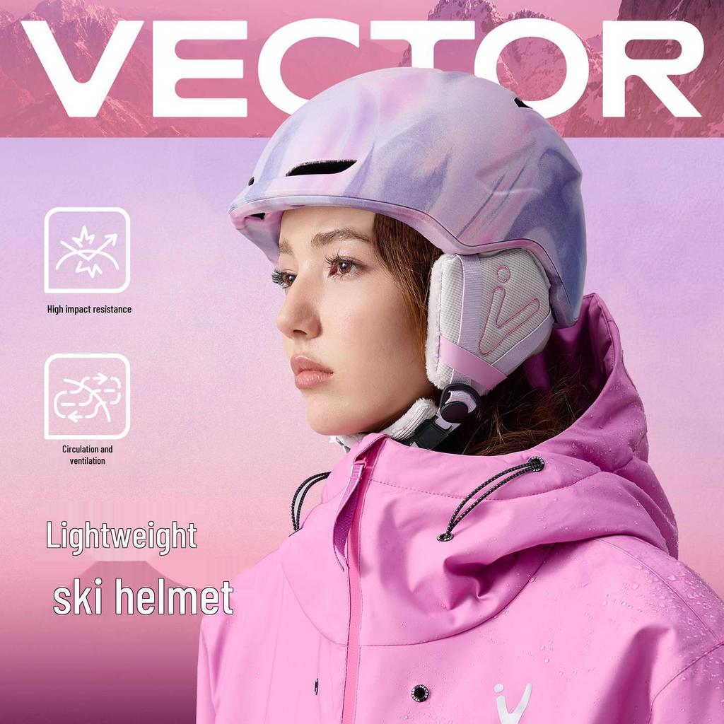 Шлем VECTOR для лыж и сноуборда для мужчин и женщин - Защитное снаряжение от столкновений и падений