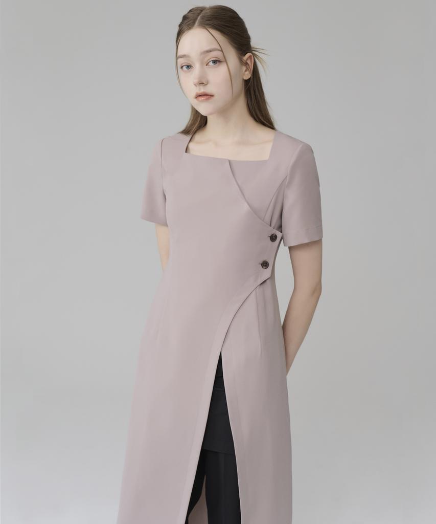 HYEYEONG KIM Chiffon Layered Maxi Blouse Jacket - Brown