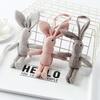 New Fashion Cute Wishing Rabbit Keychain for Children Portable Cartoon Unicorn Plush Toy Animal Stuffed Dress Rabbit Keychain