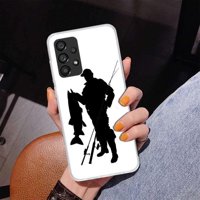Hunting Fishing Man Phone Case For Samsung Galaxy A17 A16 A15 A14 A13 A57 A56 A55 A54 A53 A37 A36 A35 A34 A33 A26 A25 A24 A23 Ga