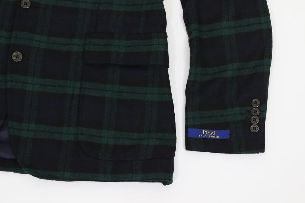 POLO Ralph Lauren Modern Fit Blackwatch Sport Обычный размер Номер товара NBG Мужское пальто/куртка/пиджак из полиэстера/шерсти, Длина, 48R, 01010078, [Б/У]