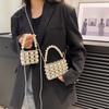Retro Messenger Bag Mini Shoulder Bag Women Pearl Bag
