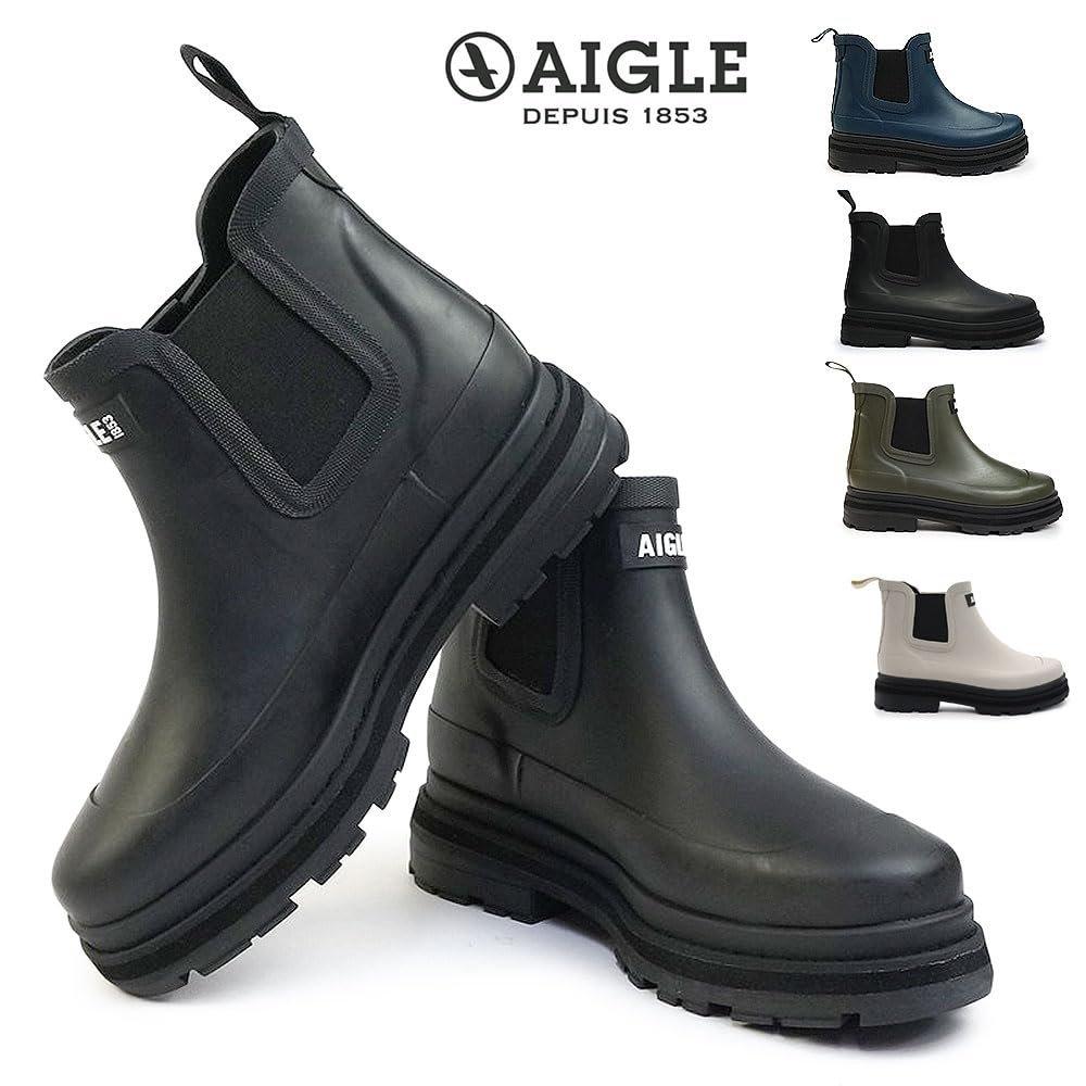 AIGLE Women's Soft Rain 2 Rubber Boots ZZFNC94 Moss Green Waterproof Rain Shoes