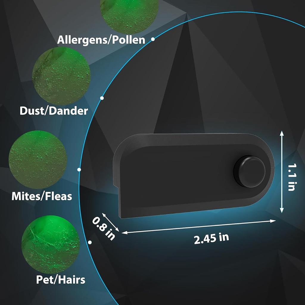 Universal Lamp Dust Display LED Lamp Rechargeable Dust Detection Lamp Plastic Material Suitable for Vacuum Cleaners