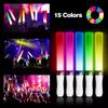 15 Colors Foam Glow Sticks Fluorescent Bright Sticks RGB LED Glow Stick Idol Concert Bar Stage Props Birthday Wedding Supplies