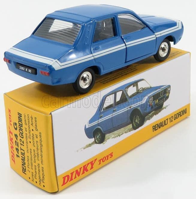 DINKY TOYS масштаб Renault 12 Gordini Синий Renault 12 Gordini Репродукция Литая модель автомобиля 1424G 1/43