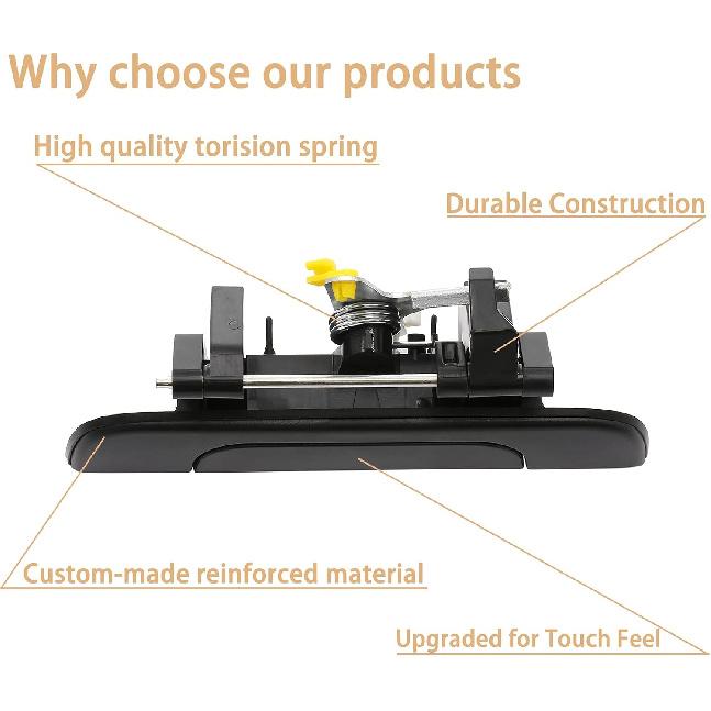 Ручка задней двери пикапа Gledewen, Совместима с Toyota Tacoma Pickup 1995-2004, Текстурированная, Внешняя, Задняя, Замена# 6909035010 TO1915102 Задняя дверь