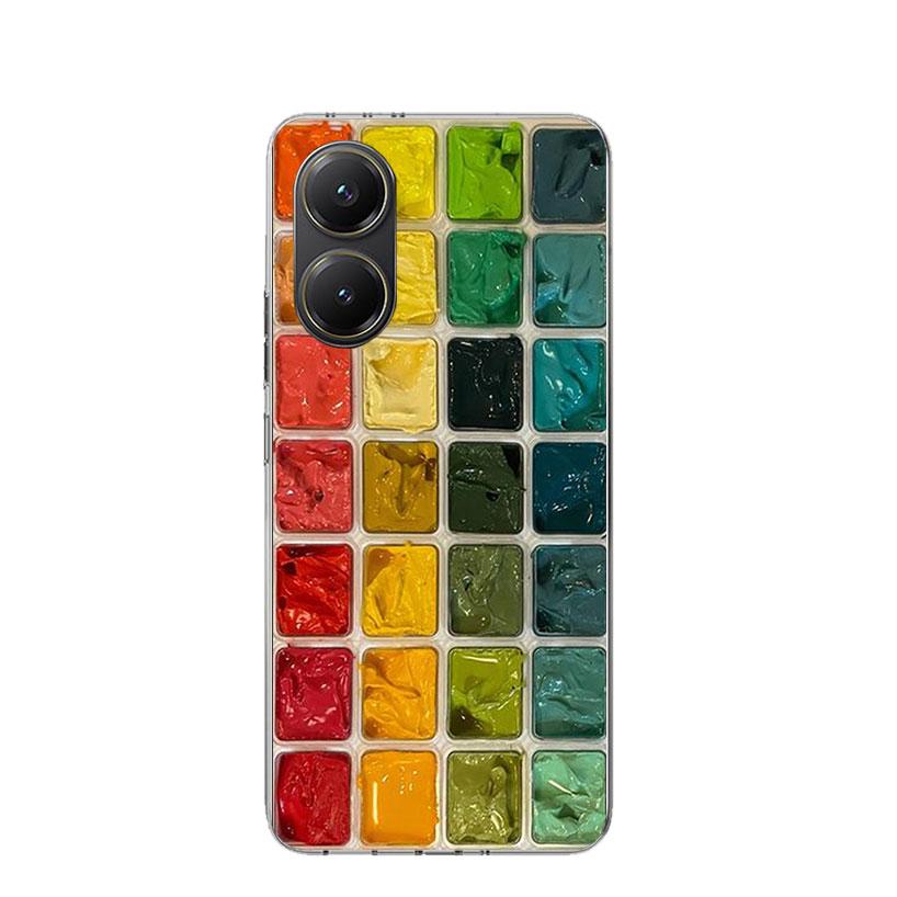 Watercolors Set Paint Palette Painting Box Case Phone Cover for Xiaomi Poco X3 Nfc X5 X6 X7 X4 Gt F7 Ultra F6 F5 Pro F4 F3 M5S M