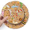 51 Cute Original Capybara Doodle Stickers: Hand-Drawn Animal Decor for Water Bottles, Phone Cases, and Luggage