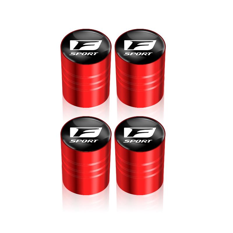 4 шт. Металлические колпачки на ниппель колеса автомобиля, пылезащитные аксессуары для Lexus F SPORT Plug-in Hybrid ES UX 300e GX LBX NX RX 350h 450h