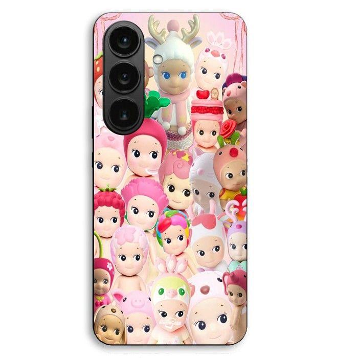 Coque de téléphone - MANIACASE - Samsung Galaxy S26 Plus - Silicone TPU - Noir - Sonny Angel troupes
