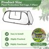 Collapsible Plant Greenhouse Plants Pop-Up Mesh Cover with Side Window Planter Box Protector Cage