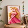 Disney Aurora princess oil painting art set handmade diy gift home decoration