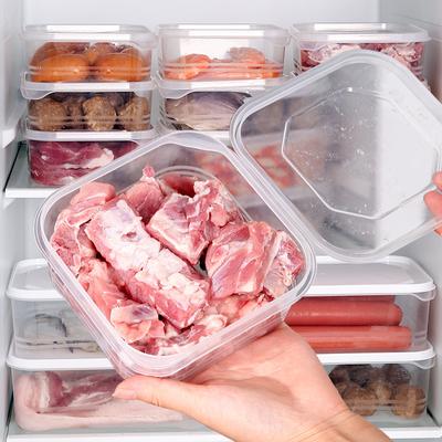 Кухонный контейнер для хранения продуктов, коробка для замораживания овощей, лоток для замороженного мяса, коробка для порционной упаковки еды, контейнер для мороженого