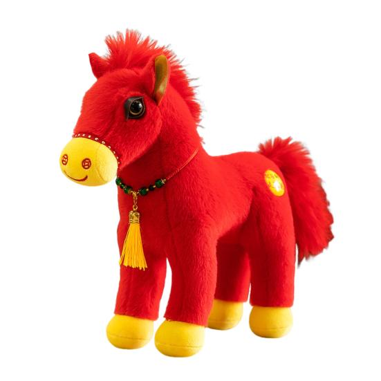 Кукла Лошадь Мягкая Ткань Ручная Работа Наполнитель ПП Хлопок Мягкая Игрушка Кукла Взрослые Дети Лошадь