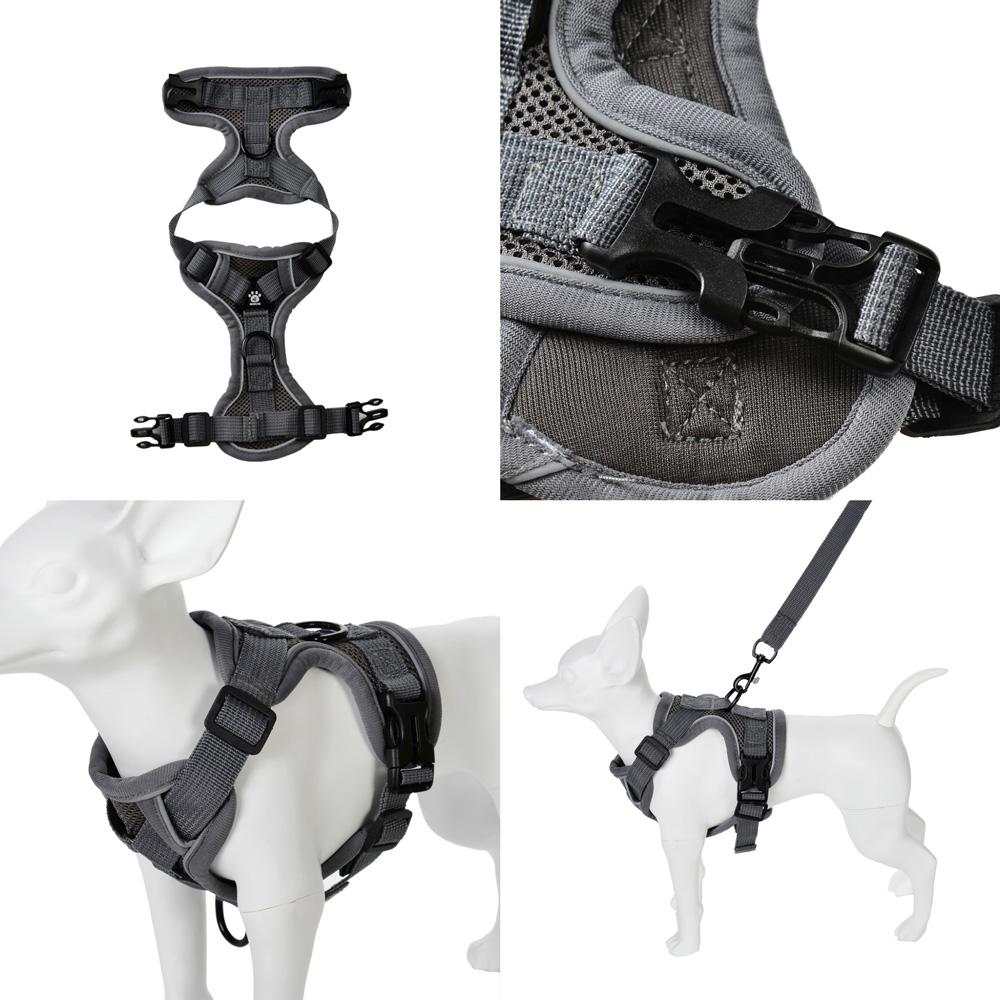 Dog Harness Leash Set For Small Medium Dogs Cat Hiking Adjustable Puppy Leash Reflective Harness Vest Chihuahua Pug Pet Supplies
