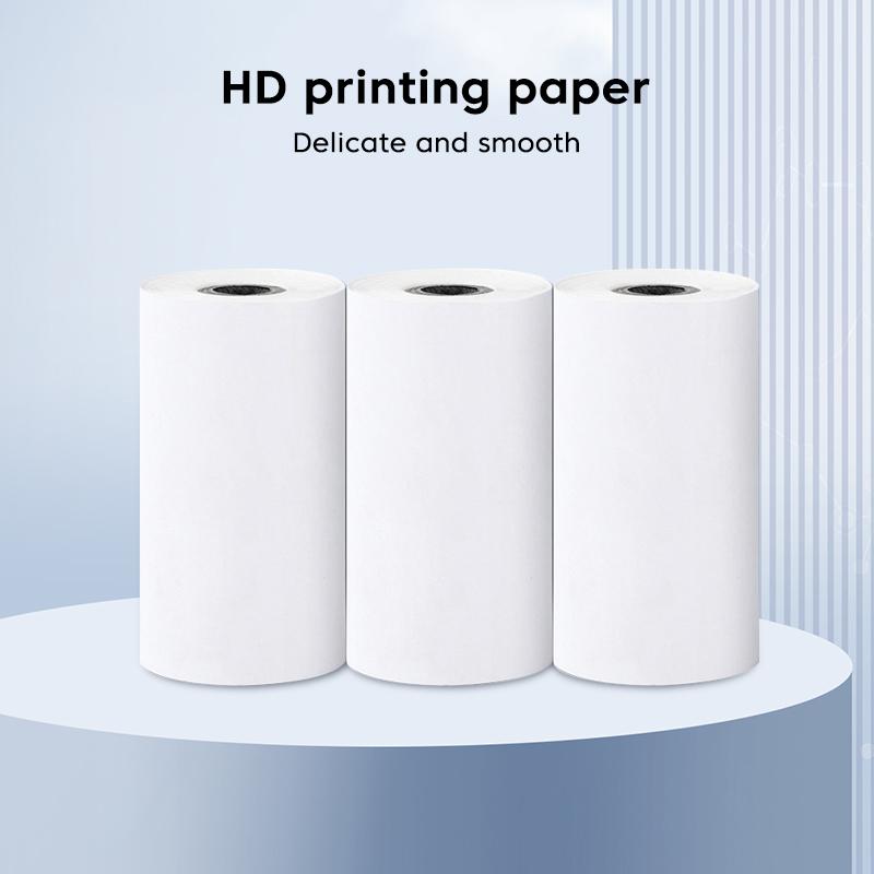 57*25mm Thermal Paper Label Sticker Self-adhesive HD Color Rolls Paper For Mini Printer Instant Print Kids Camera Photo Paper 4