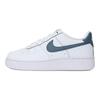 Nike Кроссовки Air Force 1 GS Белые Грозовой Синий Детские Металлик-Серебристый FV5948-121