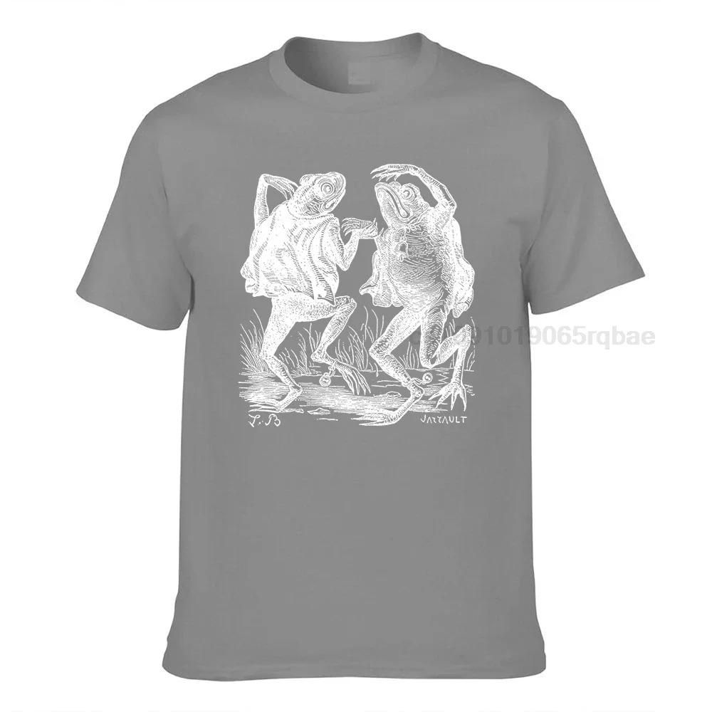 Dancing Toads Organic Unisex Tshirt Vintage Style Demon Tshirt Cotton Casual Unisex T Shirt Unisexs Tee Shirts Tops