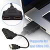 4K Компьютерный Монитор HD Кабель HDMI Один Вход Два Выхода 30см HD 1080P HDMI Сплиттер Один Вход На Два Выхода Адаптер Кабель Совместимый с HDMI
