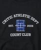 CRITIC Свитшот Court Club Черный
