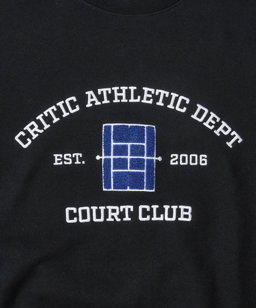 CRITIC Свитшот Court Club Черный
