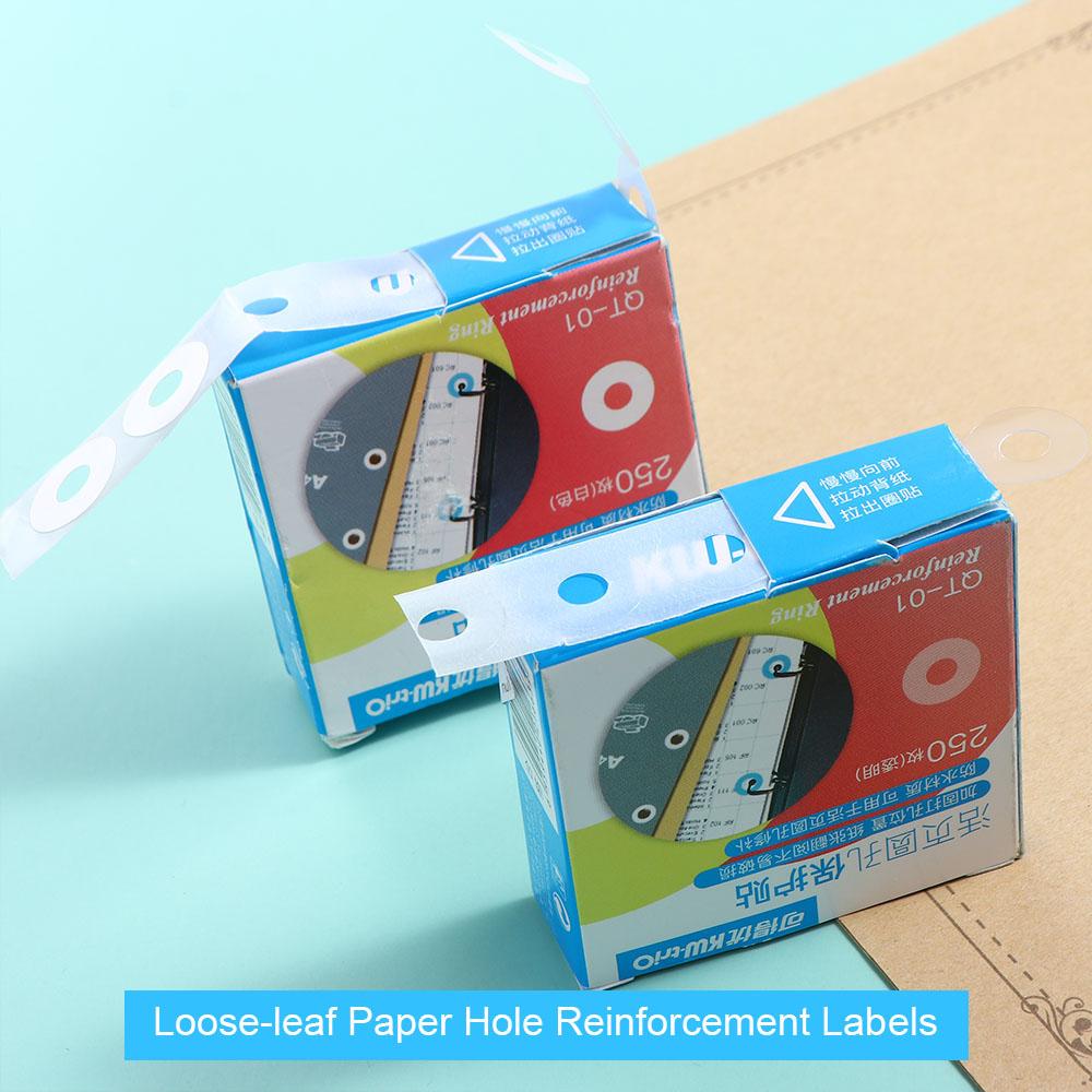 Student 15mm Binding Paper Sticker Round Stickers Hole Punch Protector Hole Reinforcement Labels