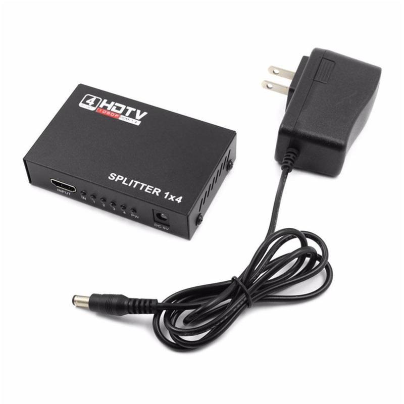 1080p 4K Full HD HDMI-сплиттер-усилитель-повторитель, розетка, распределительная коробка, 1x4 порта RF