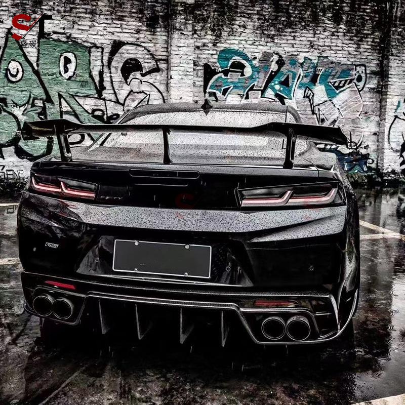 Диффузор заднего бампера из углеродного волокна для Chevrolet Camaro Bumblebee