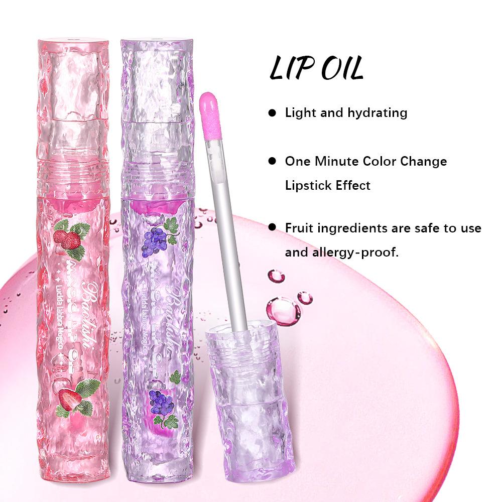 Масло для губ, меняющее цвет, с фруктовым вкусом, против трещин на губах, увлажняющее и смягчающее, против трещин на губах